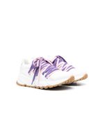 Missoni Kids baskets en cuir à lacets - Blanc