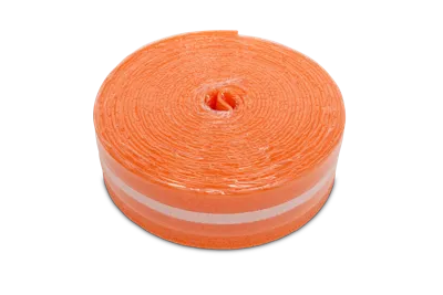 Randisolatie met plakstrip en folie - 8mm dik - 150mm hoog - 50 meter
