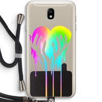 Hold My Heart: Samsung Galaxy J7 (2017) Transparant Hoesje met koord