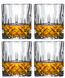 Cookinglife Whiskey Glazen / Cocktailglazen / Waterglazen Moray - 320 ml - 4 stuks