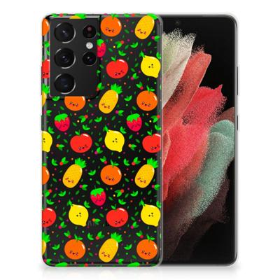 Samsung Galaxy S21 Ultra | Siliconen Case | Fruits