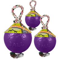 Jolly Ball Romp-n-Roll 15cm Paars - thumbnail