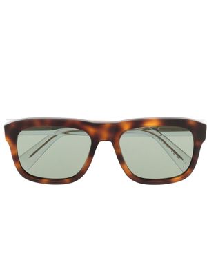 Saint Laurent Eyewear lunettes de vue à monture carrée - Marron