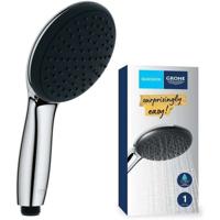 Douchekop - GROHE Vitalio Start 110 27940001 - 1 regenstraal - Waterbesparend - Antikalkproces - Chroom
