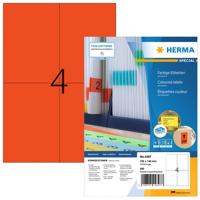 Etiket herma 4397 105x148mm a6 rood 400stuks