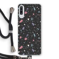 Terrazzo N°16: Samsung Galaxy A70 Transparant Hoesje met koord