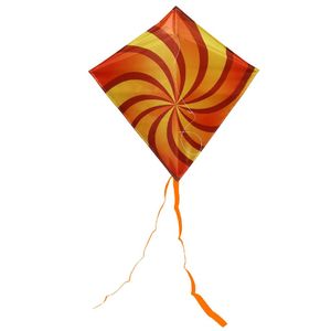 Rhombus junior diamond vlieger oranje voor kinderen 65 x 65 cm   -