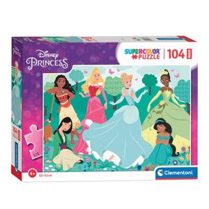 Clementoni Supercolor Disney Princess Legpuzzel 104 stuk(s) Stripfiguren