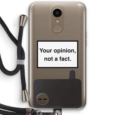 Your opinion: LG K10 (2017) Transparant Hoesje met koord