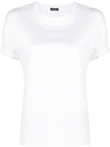 Kiton t-shirt en coton à poche poitrine - Blanc