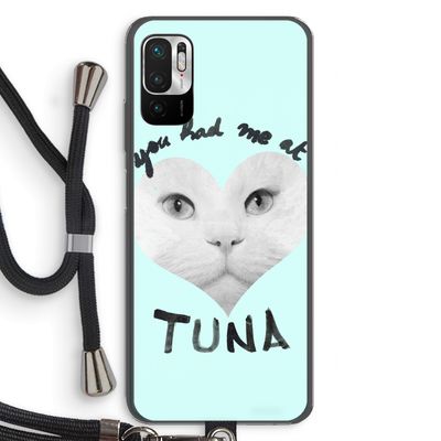 You had me at tuna: Xiaomi Redmi Note 10 5G Transparant Hoesje met koord