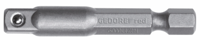 Gedore Aandrijfadapter 1/4" | 4-kt x 1/4" 6-kt | Lengte 50 mm - 3300150