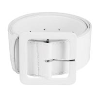 Carnaval verkleed dames riem - ivoor wit - 115 x 5,5 cm - kunststof Carnaval verkleed dames riem - ivoor wit - 115 x 5,5 cm - kunststof