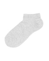 HEMA Dames enkelsokken rib grijsmelange (grijsmelange)