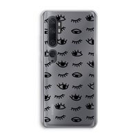 Eye pattern #2: Xiaomi Mi Note 10 Transparant Hoesje