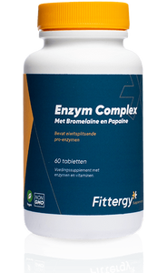 Enzym Complex met Bromelaïne en Papaïne (60 tabletten) - Fittergy