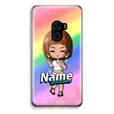 Chibi Maker vrouw: Xiaomi Mi Mix 2 Transparant Hoesje