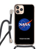 NASA: iPhone 11 Pro Max Transparant Hoesje met koord