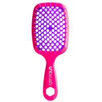 UNbrush Detangling Hair Brush Neon - Pink Burst UNbrush Detangling Hair Brush Neon - Pink Burst