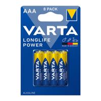 Varta - L.L Power AAA Single Blister 8 - 10 stuks