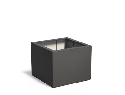Polyester plantenbak CARREZ 100x100x80cm.