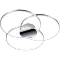 Dimbare LED Plafondlamp 40W - Warm Wit 3000K - Mat Grijs Aluminium