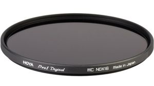 Hoya Grijsfilter NDx16, Pro1D serie - 4 stops - 55mm