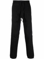 Moncler pantalon de jogging à patch logo - Noir