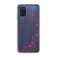 Kusjes: Samsung Galaxy A03s Transparant Hoesje