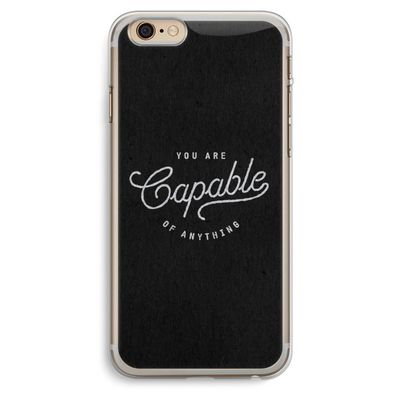 Capable: iPhone 6 Plus / 6S Plus Transparant Hoesje