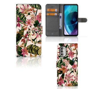 Motorola Moto G51 5G Hoesje Flowers