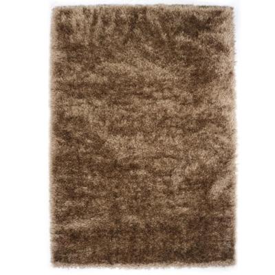 Hoogpolig Glanzend Vloerkleed Beige-120 x 170 cm