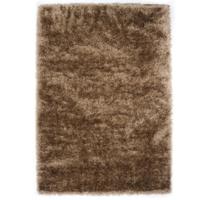 Hoogpolig Glanzend Vloerkleed Beige-120 x 170 cm