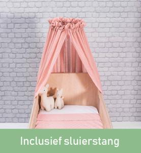 Jollein Sluier Vintage Pink (incl Sluierstang)