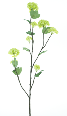 Snowball branch Yoko green 118 cm kunstbloem - Nova nature