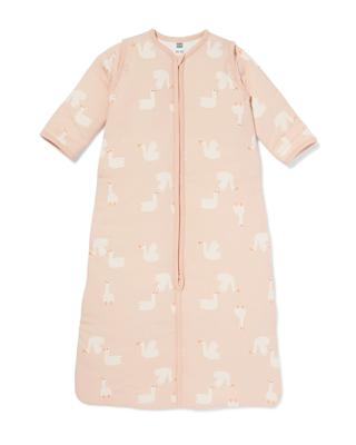 HEMA Slaapzak met afneembare mouwen katoen 3.0tog ganzen roze (roze)