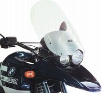 GIVI Windscherm, moto en scooter, D233S Verhoogd transparant