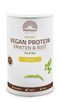 Mattisson Vegan protein erwten & rijst vanille bio