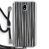 Stripes: Samsung Galaxy J5 (2017) Transparant Hoesje met koord