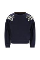 Like Flo winter sweater meisjes - navy blauw - Danee - print Like Flo winter sweater meisjes - navy blauw - Danee - print