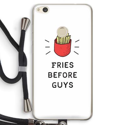 Fries before guys: Huawei Ascend P8 Lite (2017) Transparant Hoesje met koord