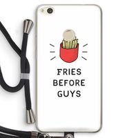 Fries before guys: Huawei Ascend P8 Lite (2017) Transparant Hoesje met koord