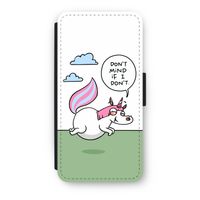 Unicorn: iPhone 7 Flip Hoesje