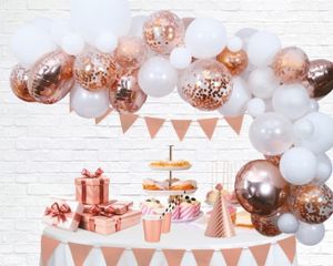 Luxe Ballon Decoratie Set Rosé Goud