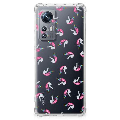 Doorzichtige Silicone Hoesje voor Xiaomi 12 | 12x Unicorns Doorzichtige Silicone Hoesje voor Xiaomi 12 | 12x Unicorns