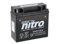 NITRO Gesloten batterij onderhoudsvrij, Batterijen voor motor & scooter, 51913-SLA