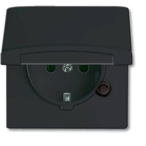 ABB 2CKA002064A0290 Apparaatinzetstuk IP44 Zwart-grijs, Antraciet