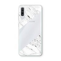Biggest stripe: Samsung Galaxy A70 Transparant Hoesje