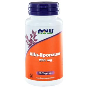NOW Alfa-liponzuur 250 mg (60 vcaps)