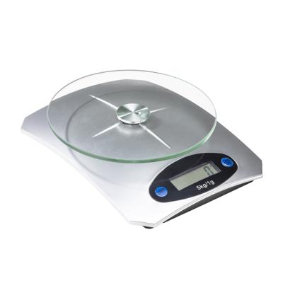 Digitale keukenweegschaal - zilver - tot 5 kg - elektrisch